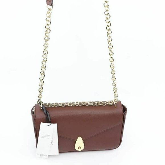 Calvin Klein Womens Daytonna Locked Chain Crossbod